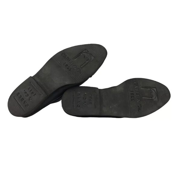 Cable & Co. Mens‎ Black Leather Round Toe Lace Up Derby Dress Shoes Size 9 - Picture 7 of 9